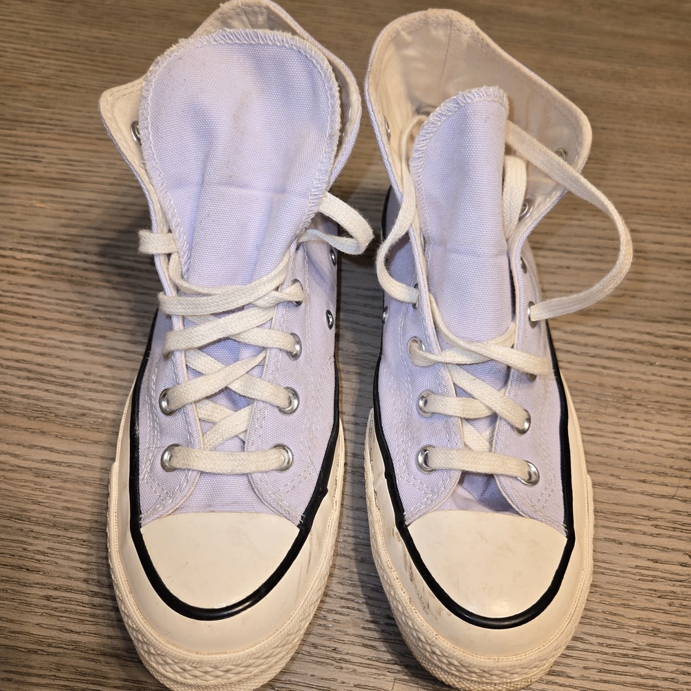 Converse Cream High-Top Sneakers